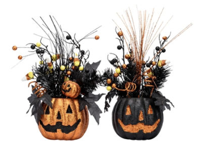 TDC USA Glitter Pumpkin Decor, 1 each, 1 Each