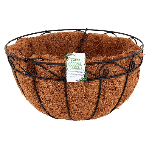 Hanging Coconut Basket