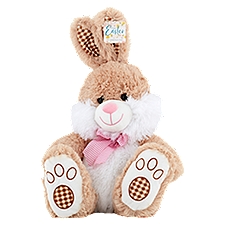 Happy Easter 14 in. Easter Bunny Plush, 1 Each