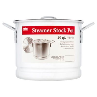20 QT Stock Pot W/Steamer