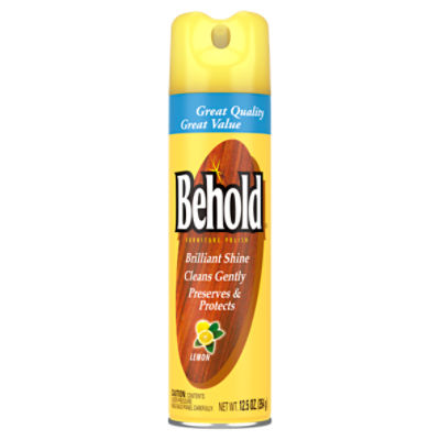 Pledge Multi-Surface Furniture Polish Spray, Works On Wood, Granite