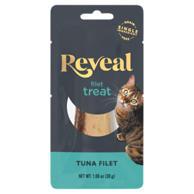 Reveal Tuna Fillet Treat Cat Food, 1.06 oz