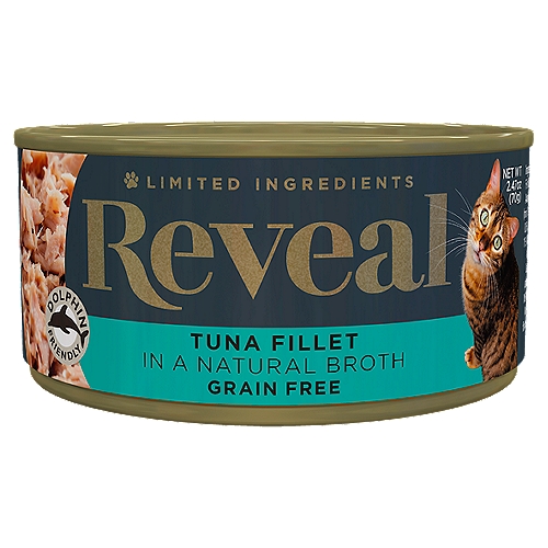 Reveal Grain Free Tuna Fillet in a Natural Broth, 2.47 oz