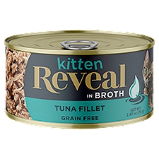 Reveal Tuna Fillet in Broth Kitten Food, 2.47 oz, 2.47 Ounce