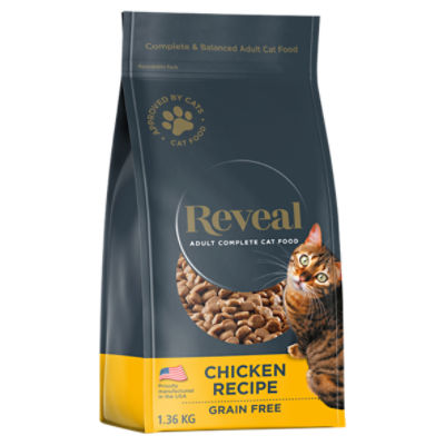 Reveal Grain Free Chicken Recipe Adult Complete Cat Food 3 lb