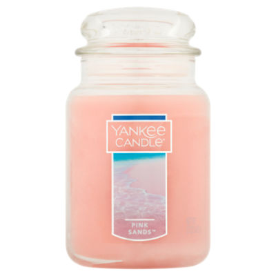 Yankee Candle Pink Sands Scented, Classic 22oz Large Jar Single Wick  Candle, Over 110 Hours of Burn Time