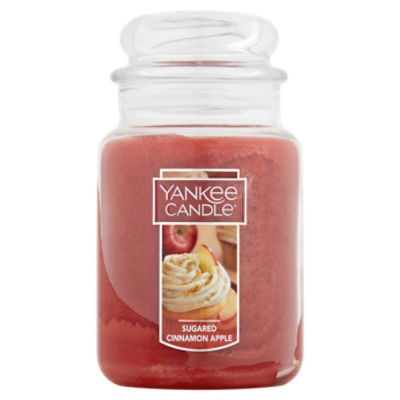 Yankee Candle Sugared Cinnamon Apple Candle, 22 oz