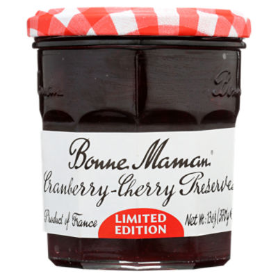 Bonne Maman CranberryCherry Preserves Limited Edition, 13 oz