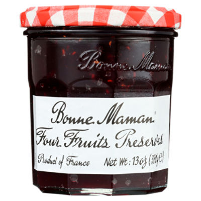 Bonne Maman Four Fruits Preserves, 13 oz, 13 Ounce