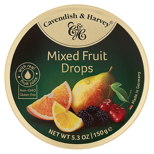 Cavendish & Harvey Mixed Fruit Drops, 5.3 oz