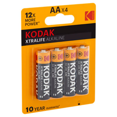 Kodak Xtralife Alkaline 1.5V AA, Batteries