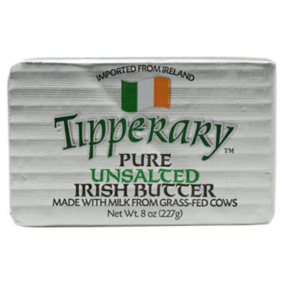 Tipperary Pure Unsalted Irish Butter, 8 oz