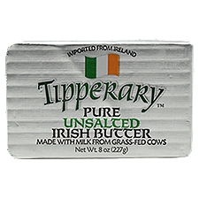 Tipperary Pure Unsalted Irish Butter, 8 oz
