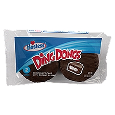 Hostess Ding Dongs Cakes, 2 count, 2.55 oz, 2.55 Ounce