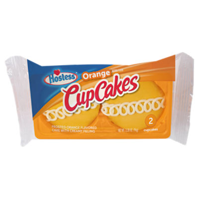 Hostess Orange CupCakes, 2 count, 3.38 oz
