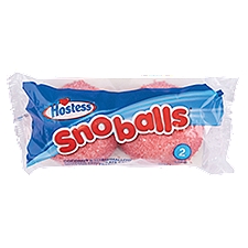 Hostess Snoballs Coconut & Marshmallow Covered Chocolate Cake with Creamy Filling, 2 count, 3.5 oz