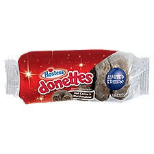 HOSTESS Hot Cocoa & Marshmallow Flavored DONETTES Donuts Single Serve, 6 Count, 3 oz