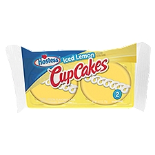 Hostess Iced Lemon CupCakes, 2 count, 3.17 oz, 3.17 Ounce
