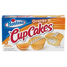 Hostess Orange Cupcakes, 8 count, 13.5 oz
