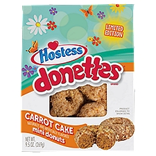 Hostess Donettes Carrot Cake Mini Donuts Limited Edition, 9.5 oz