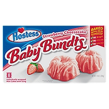 Hostess Baby Bundts Strawberry cheesecake MP, 8 count, 10 oz