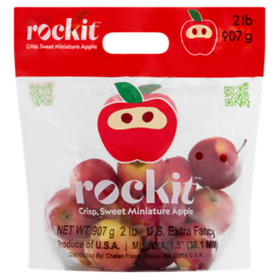 Rockit Crisp Sweet Miniature Apples, 2 lb bag
