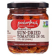 Pickerfresh Julienne Cut Sun-Dried Tomatoes in Oil, 7 fl oz