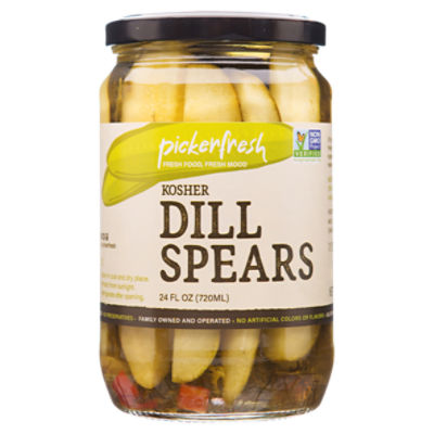 Pickerfresh Kosher Dill Spears, 24 fl oz