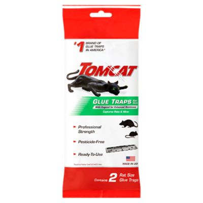 Tomcat Rat Size Glue Traps, 2 count