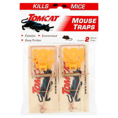 Tomcat Heavy Duty Reusable Mouse Trap, 2 Pack