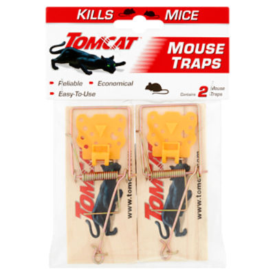 Tomcat Press 'N Set Mouse Trap, 2-Pack(2Pack 4 Traps total)