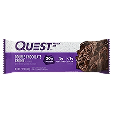 Quest Double Chocolate Chunk Flavored Protein Bar, 2.12 oz