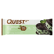 Quest Mint Chocolate Chunk Flavored, Protein Bar, 2.12 Ounce