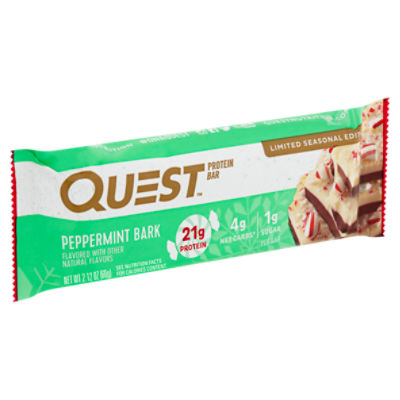 Quest Peppermint Bark Protein Bar, 2.12 oz