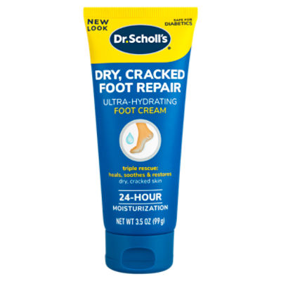 Dr. Scholl's Dry, Cracked Foot Repair Ultra-Hydrating Foot Cream, 3.5 oz