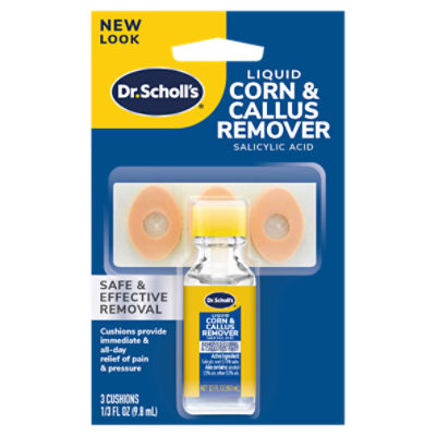 Dr. Scholl's Liquid Corn & Callus Remover, 0.33 Fluid ounce