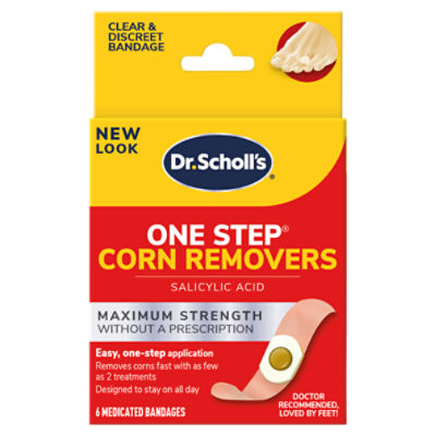 Dr. Scholl's One Step Corn Removers Medicated Bandages, 6 count, 6 Each