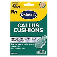 Dr. Scholl's Thin + Flexible Callus, Cushions, 5 Each