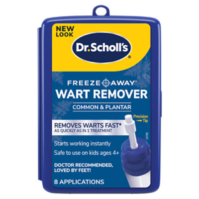 Dr. Scholl's Freeze Away Common & Plantar Wart Remover, 8 count
