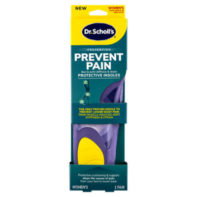 Dr. Scholl's Prevent Pain Women's Protective Insoles, Women Sizes 6-10, 1 pair
