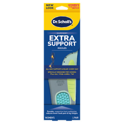 Dr. Scholl's Women's Extra Support Insoles, Size 6-11, 1 pair, 1 Each