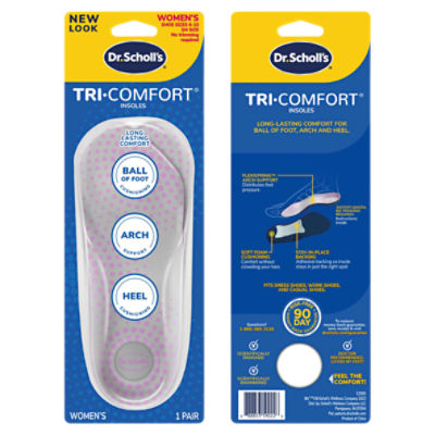 Dr. Scholl's Comfort Tri-Comfort Insoles for Women, 1 Pair, Size 6-10