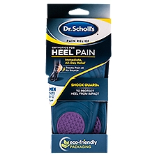 Dr. Scholl's Pain Relief Men for Heel Pain Sizes 8-12, Orthotics, 1 Each