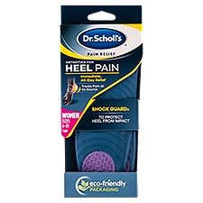 Dr. Scholl's Pain Relief Women's Orthotics for Heel Pain , Sizes 6-10, 1 pair