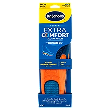 Dr. Scholl's Comfort & Energy Extra Support Massaging Gel Size (8-14), Insoles, 1 Each