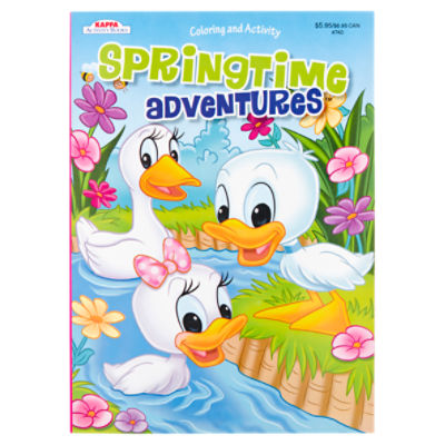 Kappa Springtime Adventures Coloring and Activity Book