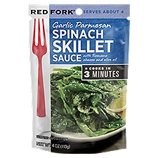 Red Fork Garlic Parmesan Spinach Skillet Sauce, 4 Ounce
