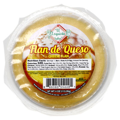 El Exquisito Sabor Cheese Flan, 4 oz
