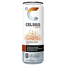 Celsius Energy Drink Sparkling Cola 12 Fl Oz