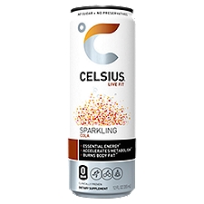 Celsius Live Fit Sparkling Cola Dietary Supplement, 12 fl oz